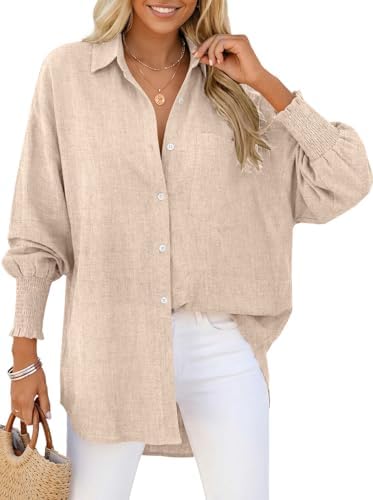 Linen Tops & Blouses